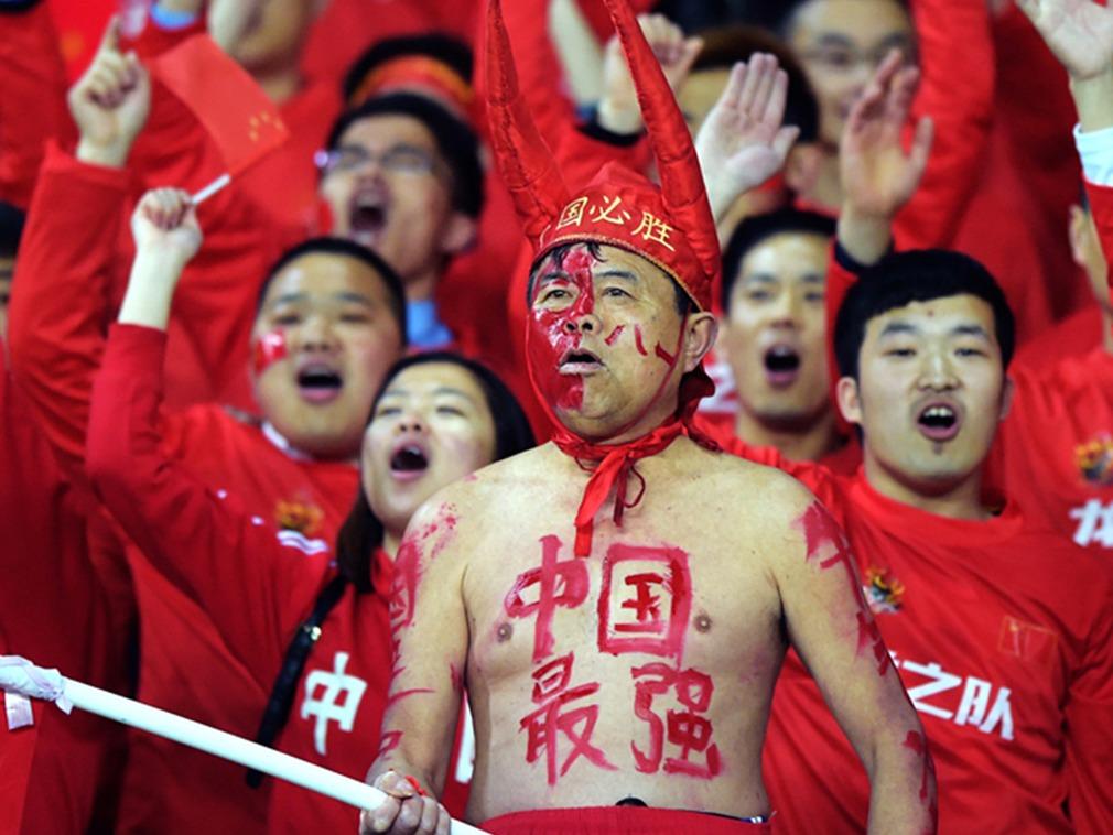 中国球迷对世界杯的热情不亚于任何国家