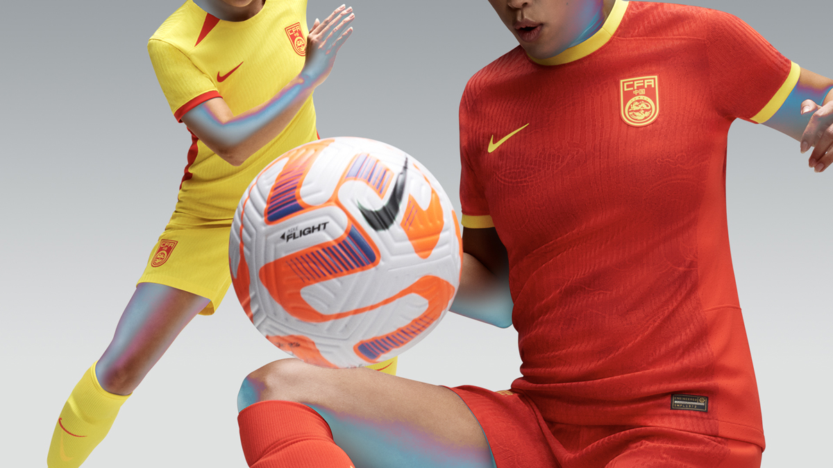 耐克携手中国足协共同推出2023年女足世界杯全新主客场球衣