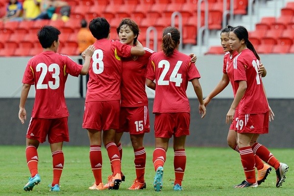 中国女足共进7次世界杯国际足联女子世界足球队