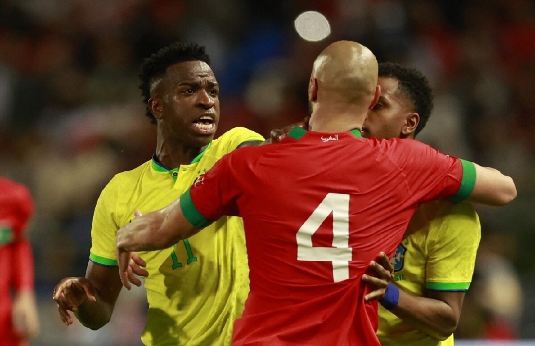 世界杯大黑马摩洛哥爆冷2-1胜巴西创造奇迹