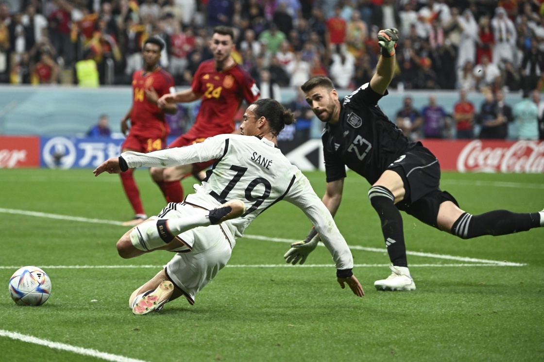 2022卡塔尔世界杯足球赛e组：西班牙1比1平德国