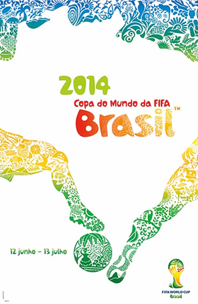 第二十届世界杯足球赛官方海报